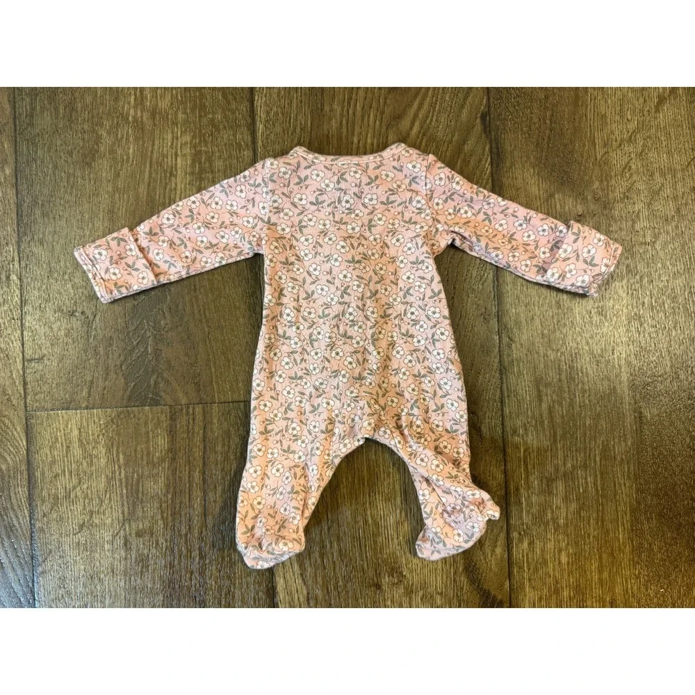 Carters‎ Baby Girl Preemie Sleeper Outfit Footie Floral Zipper One Piece Clothes
